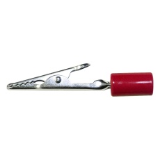 【BU-60HPR-2】ALLIGATOR CLIP RED 10A 7.9MM JAW OPEN