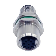 【S58-A08-MFR001】ADAPTER 8POS M12 PLUG-RCPT A CODE