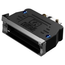 【D25000JVL0/AA】D SUB BACKSHELL 180DEG SIZE DB PET+GF