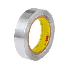 【431, SILVER, 55M X 25MM】TAPE CONDUCTIVE 55M X 25MM SILVER