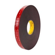 【5952, BLACK, 3M X 19MM】TAPE DOUBLE SIDED 3M X 19MM BLACK