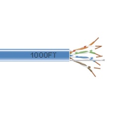 【EYN851A-PB-1000】NETWORKING CABLE CAT5E BLUE 1000FT