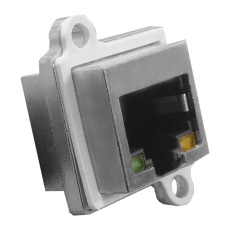 【SS-60400-030】IN-LINE ADAPTER 8P RJ45 JACK-JACK PNL