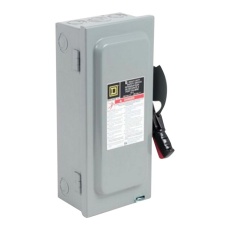 【H463】SAFETY SWITCH FUSIBLE 4PST 100A 600V