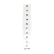 【XBMZB6V/11】MARKING TAG 11-20 6.2MM WD TB