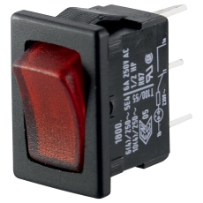 【1800.1102】ROCKER SW SPST 10A 250VAC PANEL