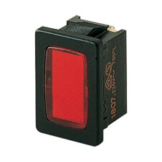 【1807.1102】LAMP ROCKER SWITCH RED