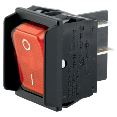 【1835.3602】ROCKER SW DPST 20A 250VAC PANEL