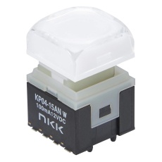 【KP04-15ANG03RGBW-2SJB】照光式押ボタンスイッチ 単極 0.1A/12VDC/SMT RGBW