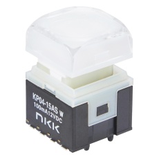 【KP04-15ASG03RGBW-2SJB】照光式押ボタンスイッチ 単極 0.1A/12VDC/SMT RGBW