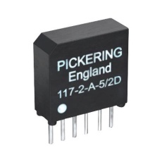 【117-2-A-5/2D】REED RELAY DPST-NO 5V THT