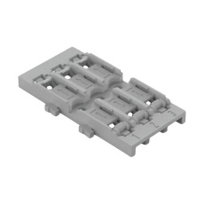 【0221-2523】MOUNTING CARRIER 3POS DIN35 RAIL GREY