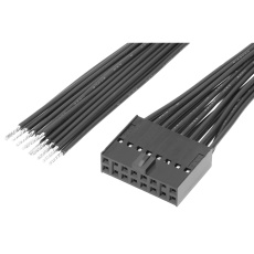 【219659-1164】CABLE ASSY 16P RCPT-FREE END 600MM