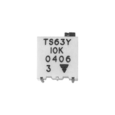【TS63Y502KR10】RES TRIMPOT TOP ADJ 5KOHM 0.25W