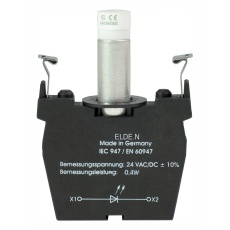 【101165999】CONTACT BLOCK 250V BLUE SCREW