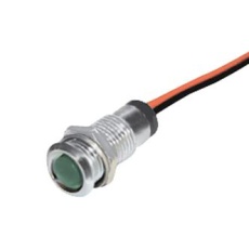 【WL-19W403510152】PANEL INDICATOR GREEN 8MM 24VDC