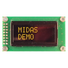 【MCOB20805AV-EYS】OLED MODULE COB 8X2 SPI 5V