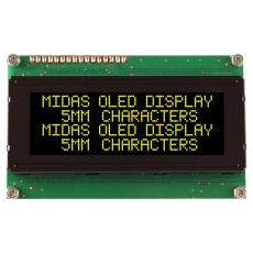 【MCOB42005A1V-EYS】OLED MODULE COB 20X4 SPI 5V