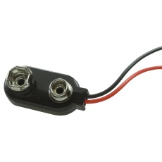 【2239】BATTERY HOLDER STRAP 9V WIRE LEADS