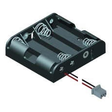 【2482CN】BATT HOLDER AAA X 4 WIRE LEADS