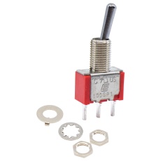 【100SP1T1B1M2QEH】TOGGLE SWITCH SPDT 5A 120VAC