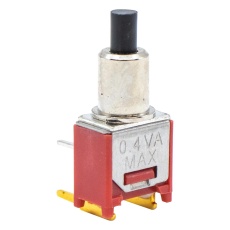 【800SP9B6M6RE】PB SWITCH SPST 3A 20VAC