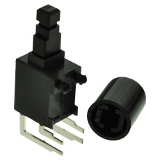 【PB400EEQR1BLK】PB SWITCH DPST 3A 30VDC THT