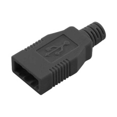 【USBHD2.0-Z-A】USB HOOD 180DEG LSZH BLACK