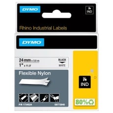 【1734524】RHINO TAPE ORIG FLEXIBLE BLACK_WHITE