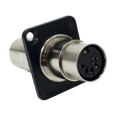 【EHMIDI2B】MIDI FEED THRU BLACK FLANGE ROHS 03AC1365