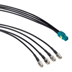【095-820-175M100】CABLE FAKRA JACK-4 X SMA PLUG 3.3FT
