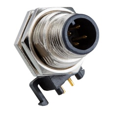 【M12A-05PMMR-SF7003】SENSOR CONN M12 R/A PLUG 5POS PCB