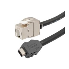 【TRGIX606EC-BLK-3M】ENET CORD IX B PLUG-RJ45 JACK 9.8
