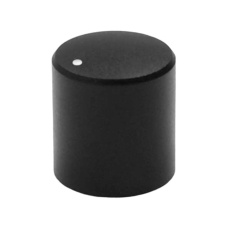 【MP-FC7229NML】KNOB KMR12B BLACK 6MM SPL