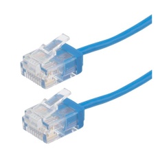 【TRD634-BLU-05F】CAT6 6 UTP 32STR SUPER SLIM CM PVC BLU 0.5F 52AK1417