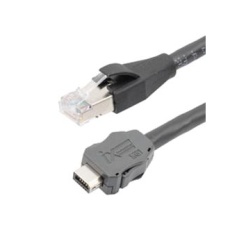 【TRGIX603EC-BLK-20CM】ENET CORD IX A PLUG-RJ45 PLUG 7.9inch