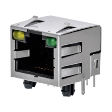 【SS-90000-009】MODULAR CONN 8P8C R/A RJ45 JACK TH
