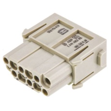 【09140123101】Han-Modularシリーズ電源コネクタモジュール(メス 12極 2列)