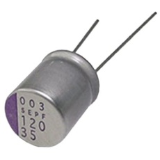 【10SEP120M】Panasonic コンデンサ 120μF、10V dc、10SEP120M