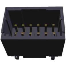 【1-1827875-6】基板接続用ピンヘッダ(12極 ピッチ：2.5mm 2列)