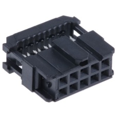 【1658622-1】TE Connectivity IDCコネクタ 2.54mmピッチ 10極 2列 メス AMP-LATCH Novoシリーズ 1658622-1