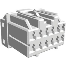 【175442-1】TE Connectivity 自動車用コネクタ 12極 オス, 175442-1
