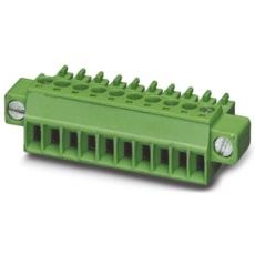 【1827732】基板接続用ピンヘッダ、MC 1.5/ 5-STF-3.81シリーズ、3.81mmピッチ 、1列、5極、緑