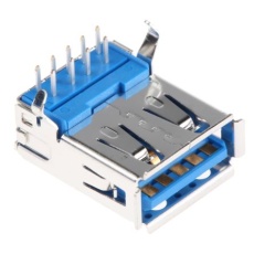【1932258-1】TE Connectivity USBコネクタ A タイプ メス スルーホール 1932258-1
