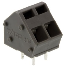 【236-402】基板用端子台(2極 ピッチ：5.08mm 1列)