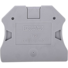 【3047028】Phoenix Contact DINレール取付用端子アクセサリ エンドカバー D-UT 2.5/10シリーズ