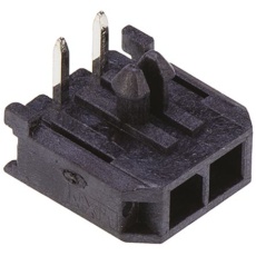 【43650-0200】基板接続用ピンヘッダ(2極 ピッチ：3mm 1列)