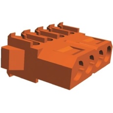 【770156-3】TE Connectivity IDCコネクタ 5.08mmピッチ 4極 1列 オス MATE-N-LOKシリーズ 770156-3