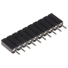 【801-87-010-10-001101】ピンヘッダ ピンソケット 1列 Preci-Dip ストレート 2.54mm 10極 スルーホール