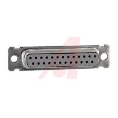 【8325-6000】D-subコネクタ 25極 メス ケーブルマウント